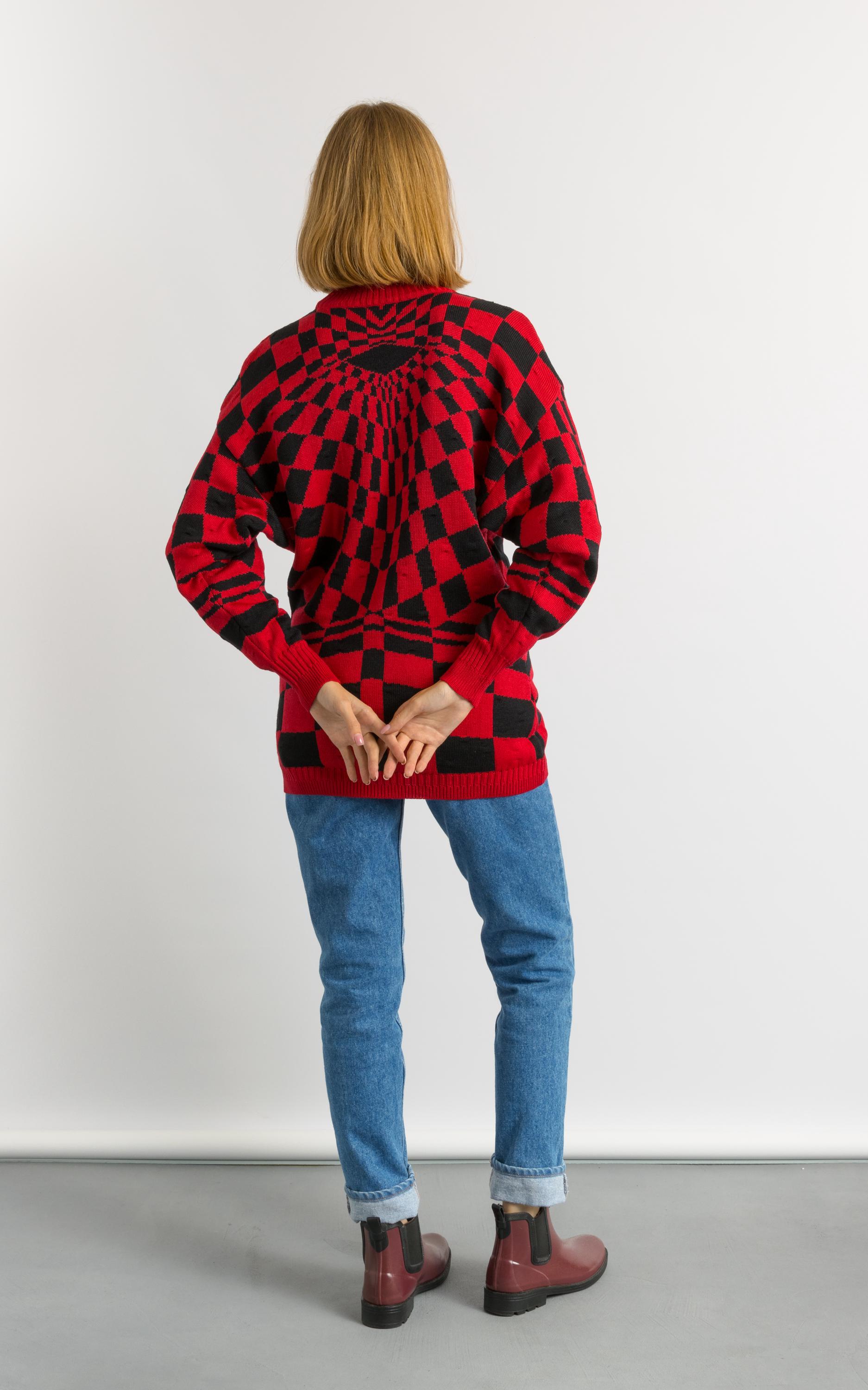 80s Vintage Gianni Versace Wool and Silk Sweater/ Versace Woman