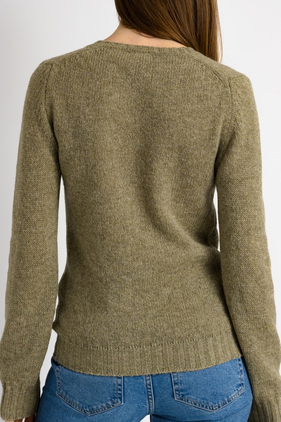Vintage 80s Knit Cardigan. Womens Jumper Cashmere… - image 4