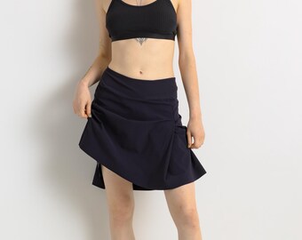 Jupe Jeans Mini Iconique Marithé Et François Girbaud - Taille 36 Bleue - Occasion En Excellent état - Fabriquée En Italie