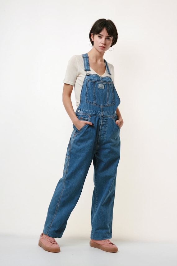 90s Vintage Levi's Denim Workwear Denim Overalls J