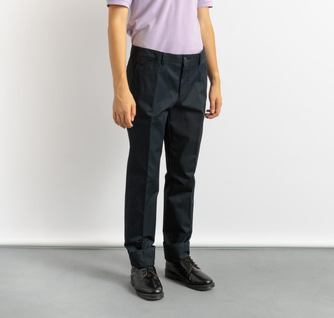 00s Preowned Man Prada Chino Classic Fit Medium Waist Tailored