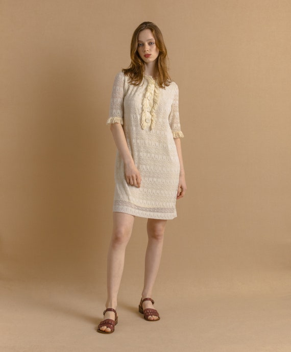 3.1 Phillip Lim Ivory Beige Lace Crochet Mini Shift Dress Size 8 Rayon Blend Bride Dress - Etsy 3.1 Phillip Lim Ivory Beige Lace Crochet Mini Shift Dress Size 8 Rayon Blend Bride Dress - Etsy