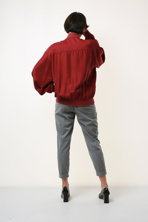 100% SILK Rare Vintage Vtg 80s AIR CONTROL Vintag… - image 3