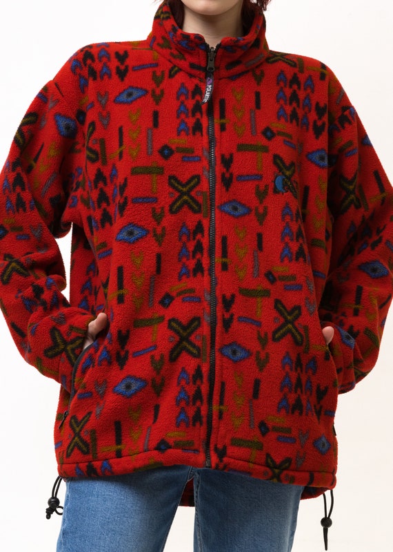 Vintage Fleece Sweater Sweatshirt Size S - XL Cra… - image 5