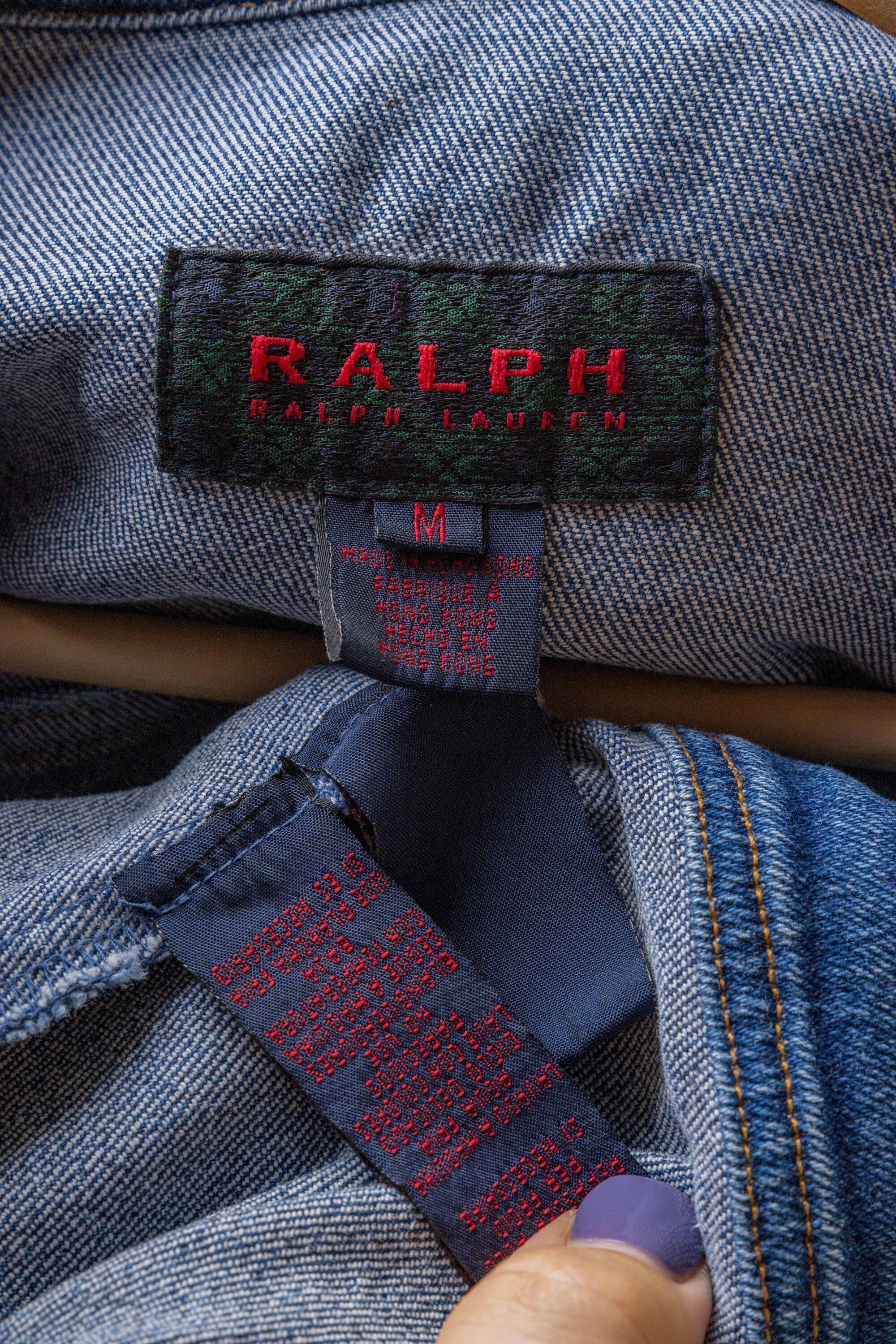 90s Vintage Vtg Ralph Ralph Lauren Denim Woman Jean Jacket