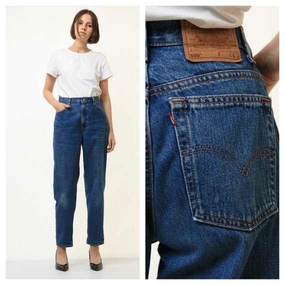 80 s Levi s femme Vintage taille haute mamans 550 Denim pantalon taille petit 4387 Vintage femme vetements Vintage femme Levi s Jeans taille petit Etsy Canada