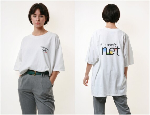 GILDAN Logo Graphic Print Vintage Cotton T-shirt 1