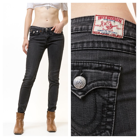 90s Vintage Vtg True Religion Made in USA Mid Waisted Denim