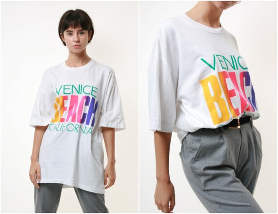 Cotton VENICE CALIFORNIA 90s Vintage Graphic Print