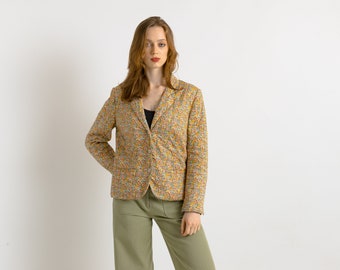 ジャケット MAX MARA Oversized Canvas Blazer Max Mara Women's' Oversized Canvas Blazer in Yellow | LN-CC®