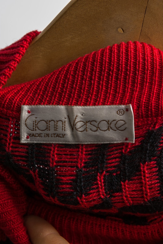 80s Vintage Gianni Versace Wool and Silk Sweater/ Versace Woman
