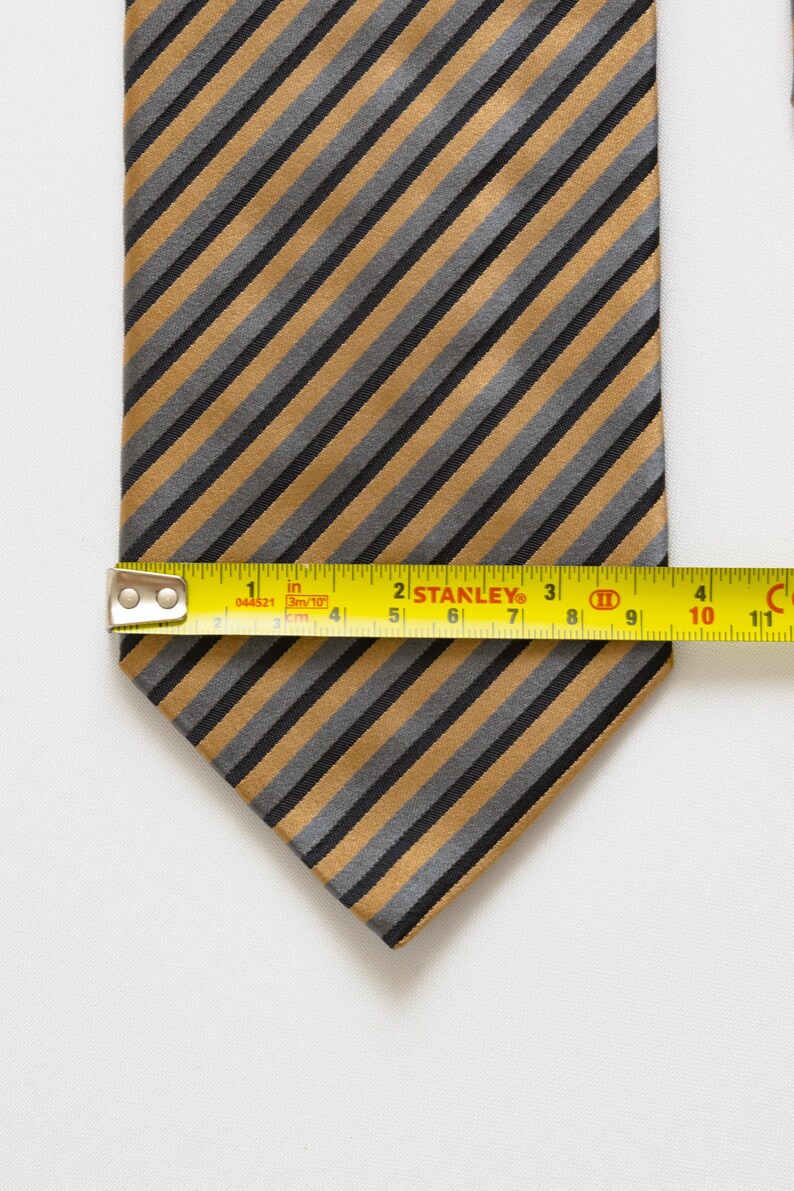 Pal Zilari Tie Striped Pattern Print Necktie Retro Beautiful Luxury
