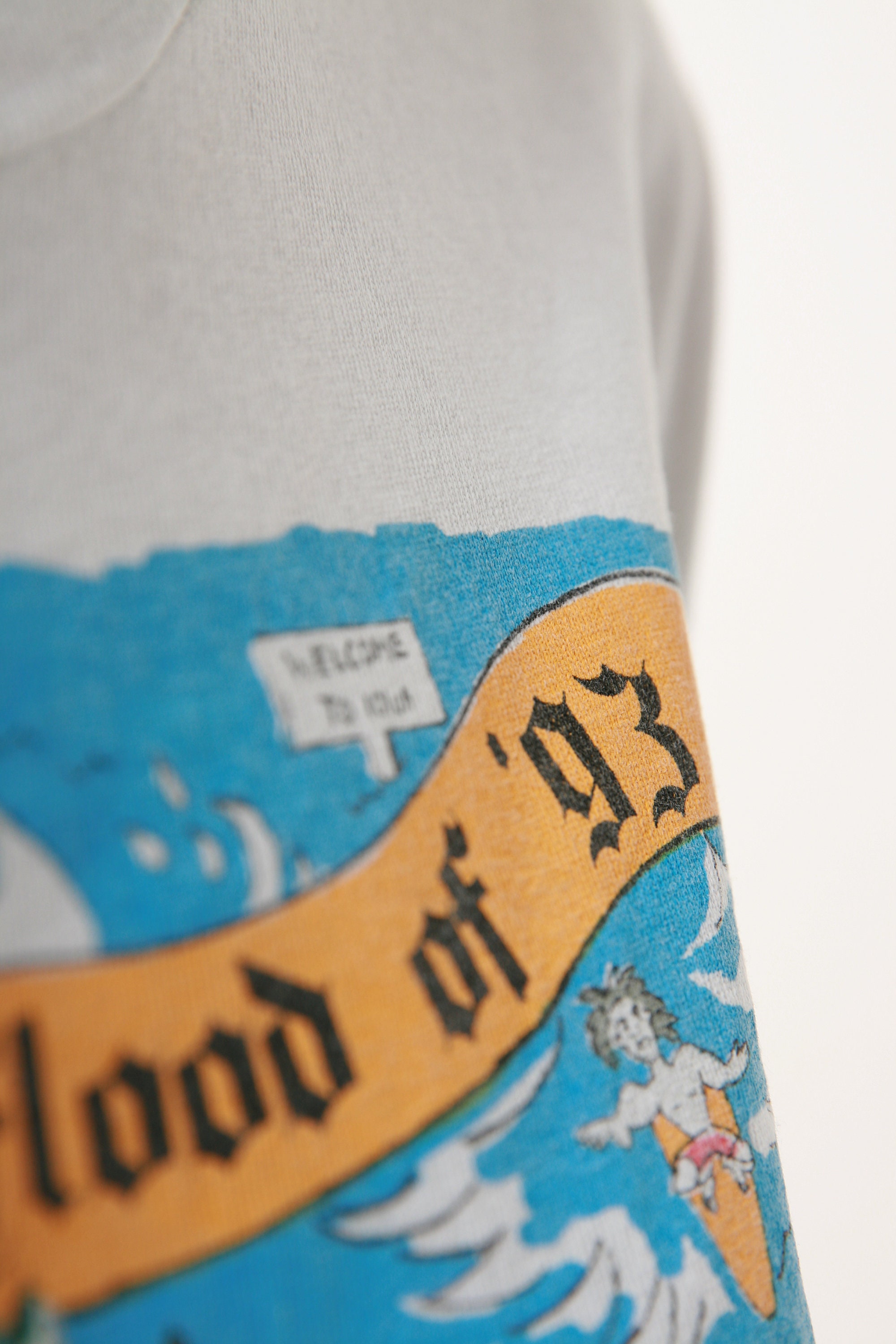 【1993studio】25SS★ Vintage Lettering T-Shirt 1993studio】25SS☆ Authentic Logo Embroidered T-Shirt