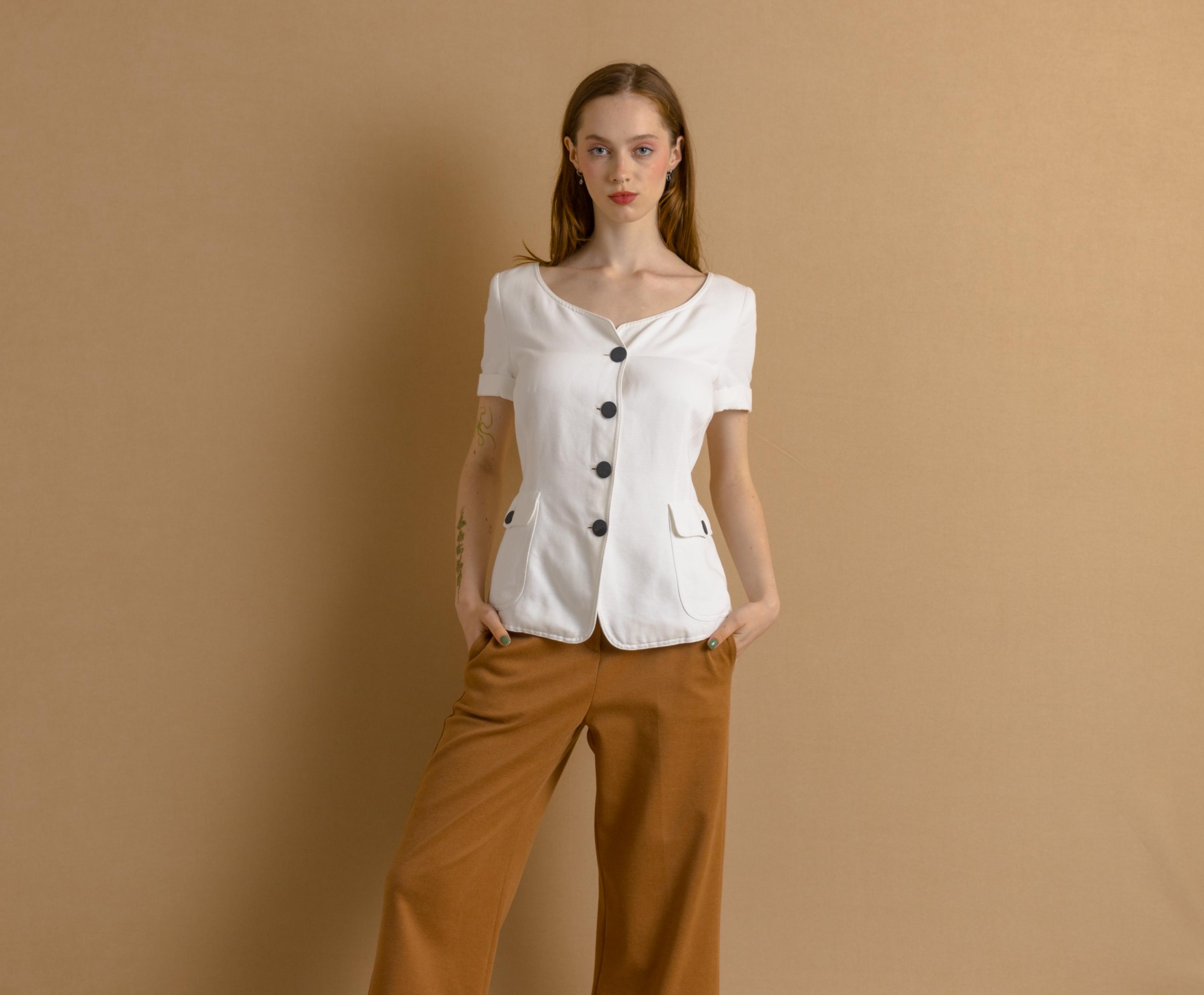 White Escada Pants - Etsy display picture 1