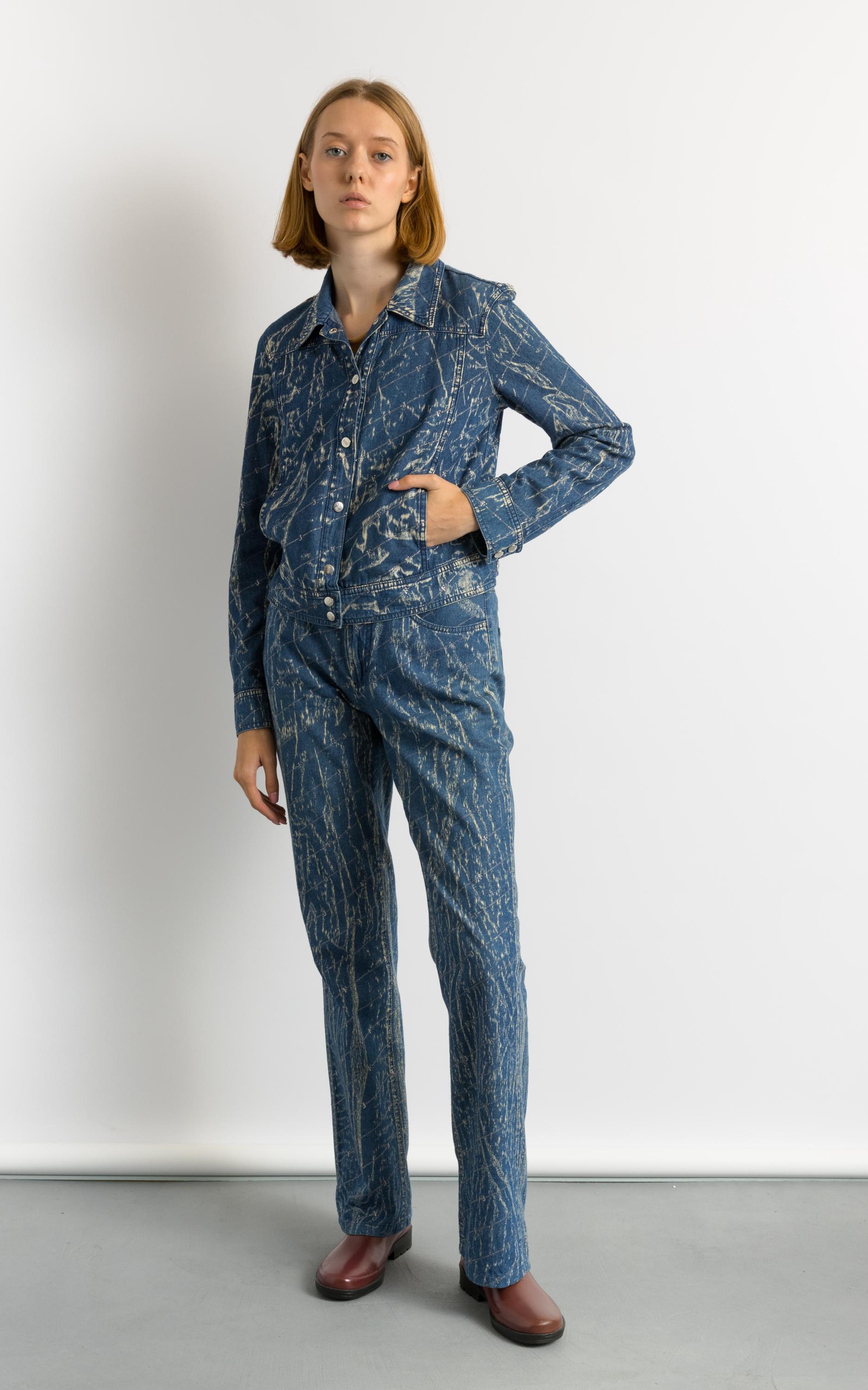 Gianfranco Ferre Jeans Pants Suit, 90s Gianfranco Ferre Mid 