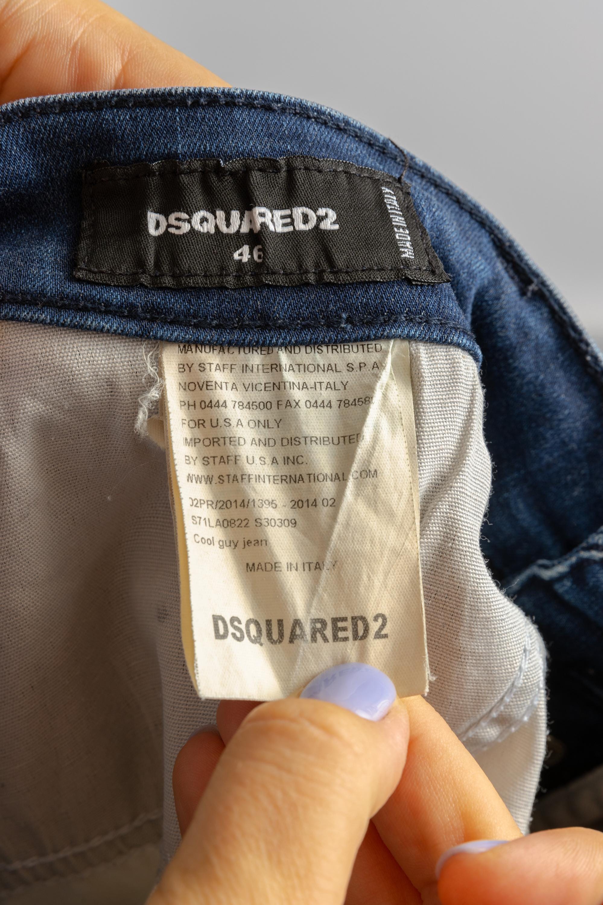 90年代ヴィンテージ メンズ 中古 Dsquared2 ダメージ加工 メンズ 