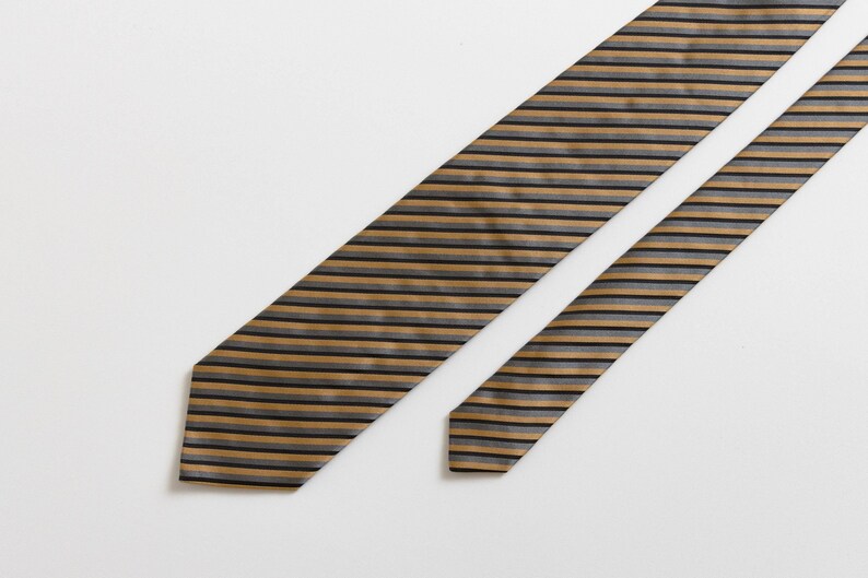 Pal Zilari Tie Striped Pattern Print Necktie Retro Beautiful Luxury