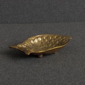 Vintage Owl Brass Plate, Hone Decor, Antique Gift Idea image 8