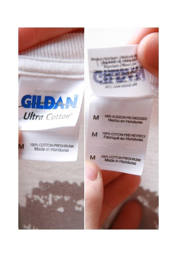 90s GILDAN SHADE TREE Vintage Cotton T-shirt 16759 - image 2