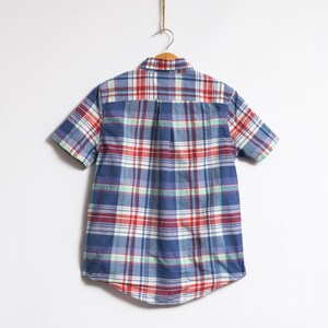 Vintage Boy Checked Short Sleeve Shirt size 7 years old image 7