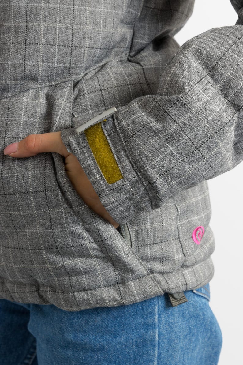 Chaqueta acolchada de plumón vintage Rip Curl Mountainwear para snowboard, talla 36 pequeña imagen 15