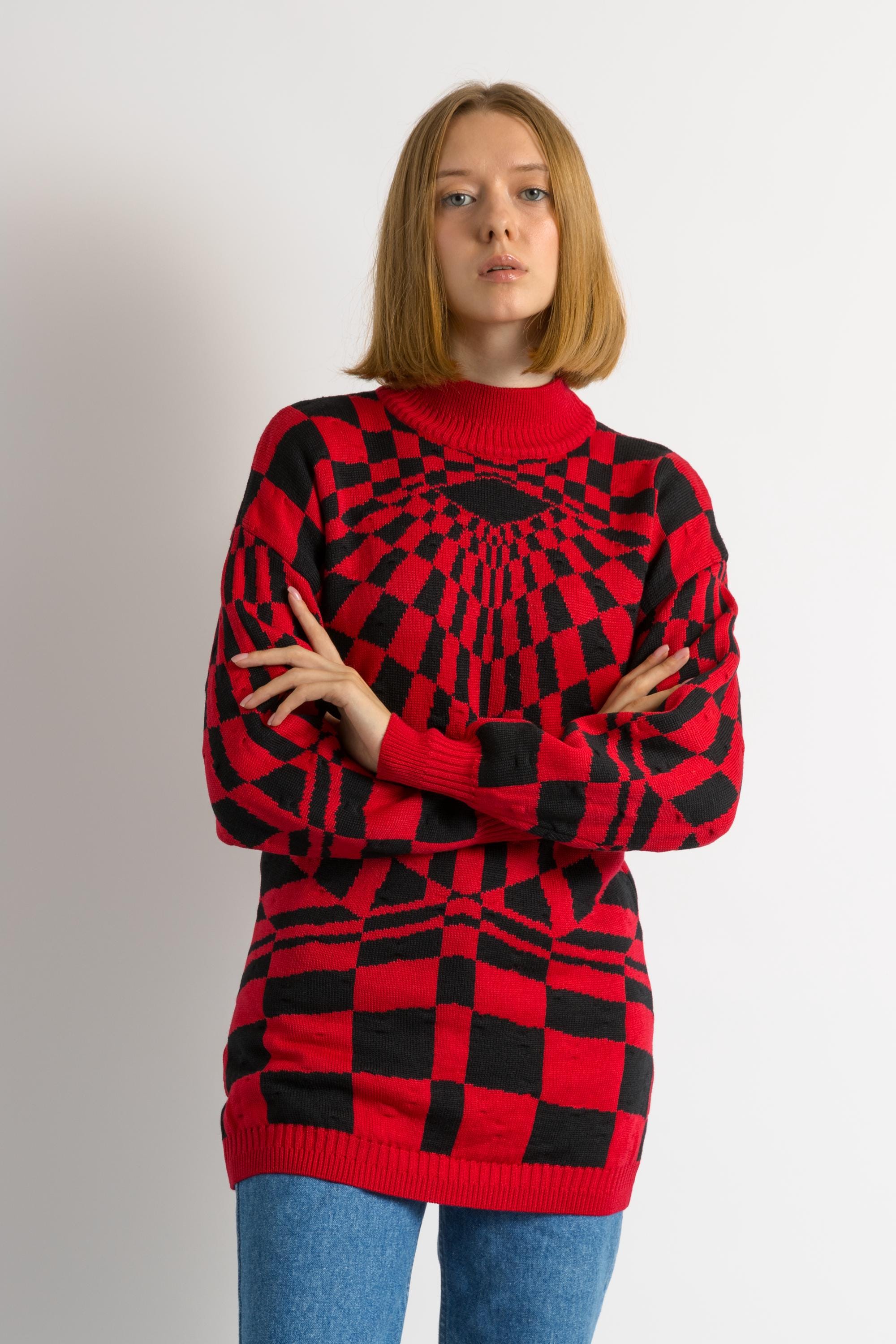 80s Vintage Gianni Versace Wool and Silk Sweater/ Versace Woman