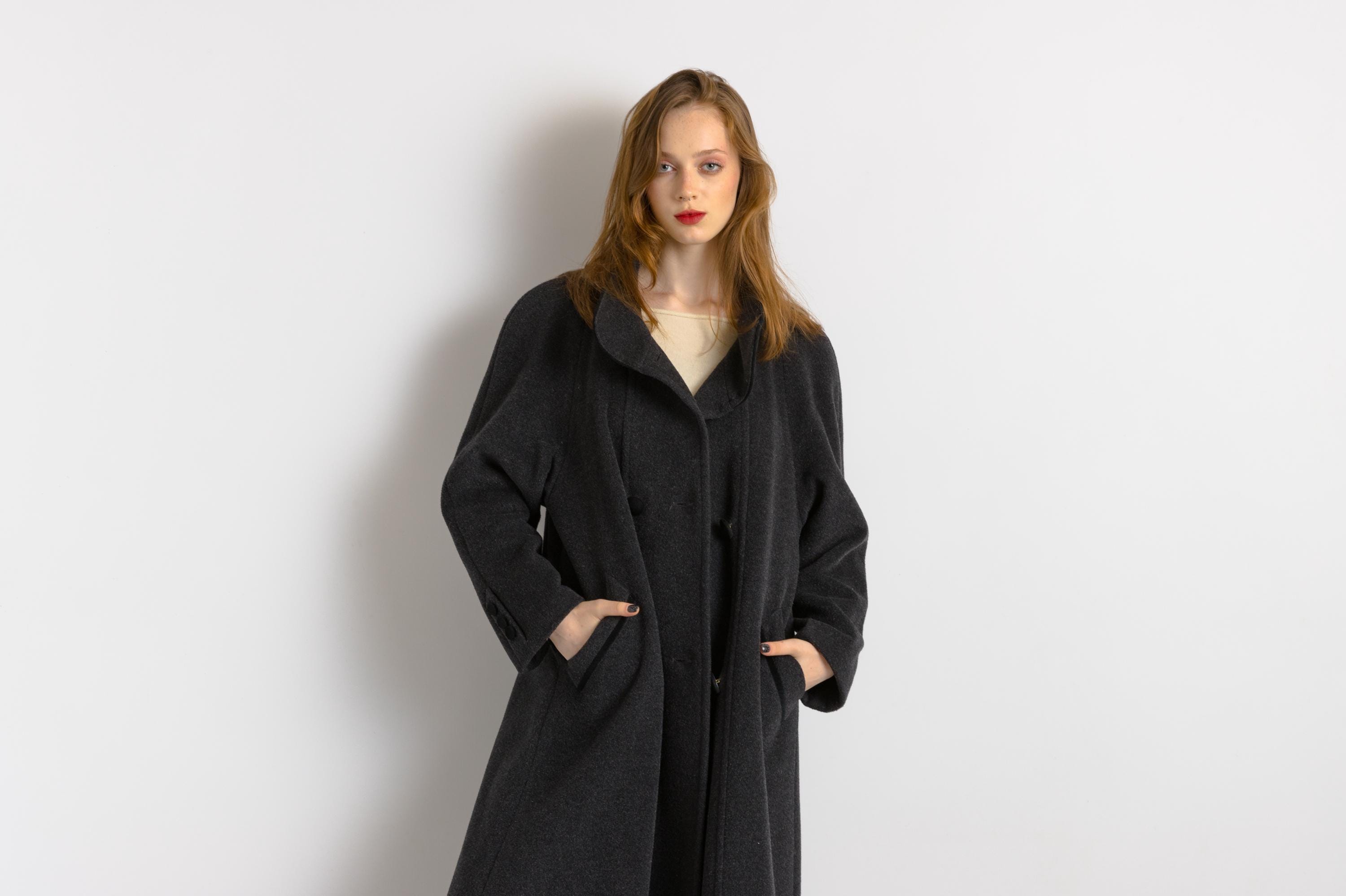 80s Winter Coat Long Wool Mohair Coat Outerwear Maxi Winter 80s Winter Coat Long Wool Mohair Coat Outerwear Maxi Winter