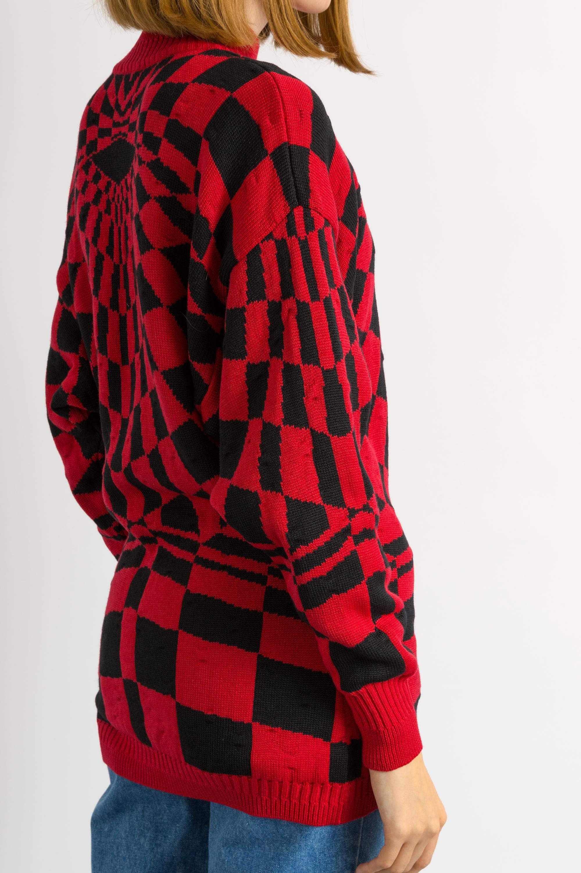 80s Vintage Gianni Versace Wool and Silk Sweater/ Versace Woman