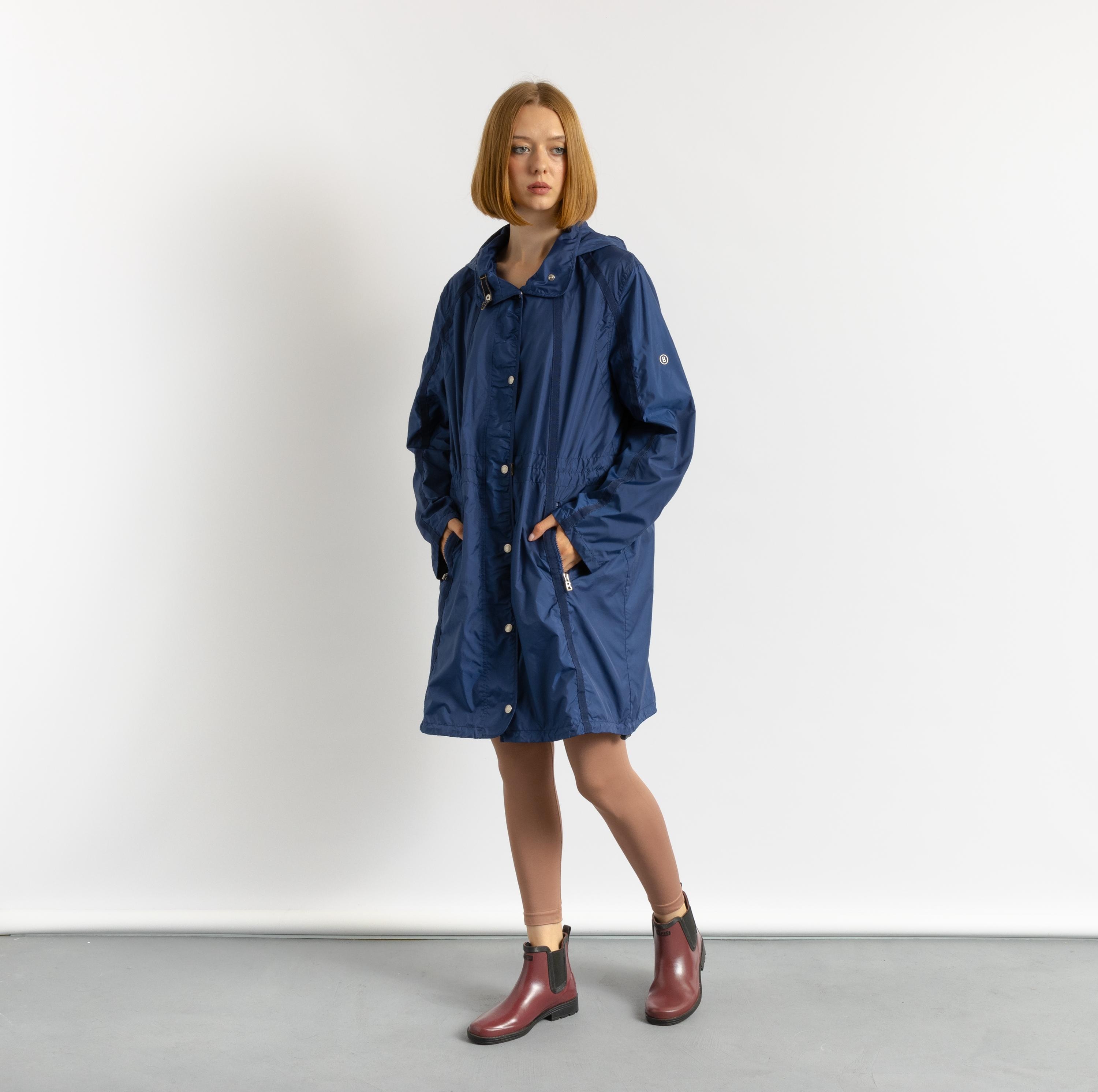 90s Vintage Woman Preowned BOGNER Blue Raincoat Size Xlarge - Etsy