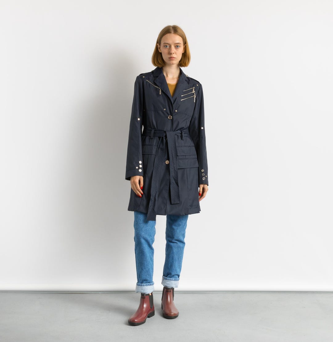 CHRISTIAN DIOR Galliano Period 90s Vintage Nylon Trench Coat