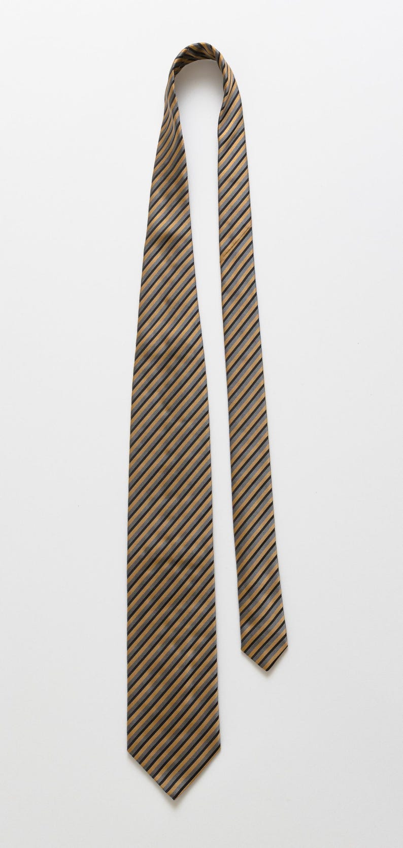 Pal Zilari Tie Striped Pattern Print Necktie Retro Beautiful Luxury