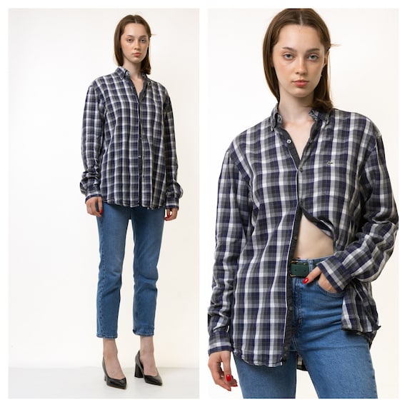 Lacoste tartan shirt online