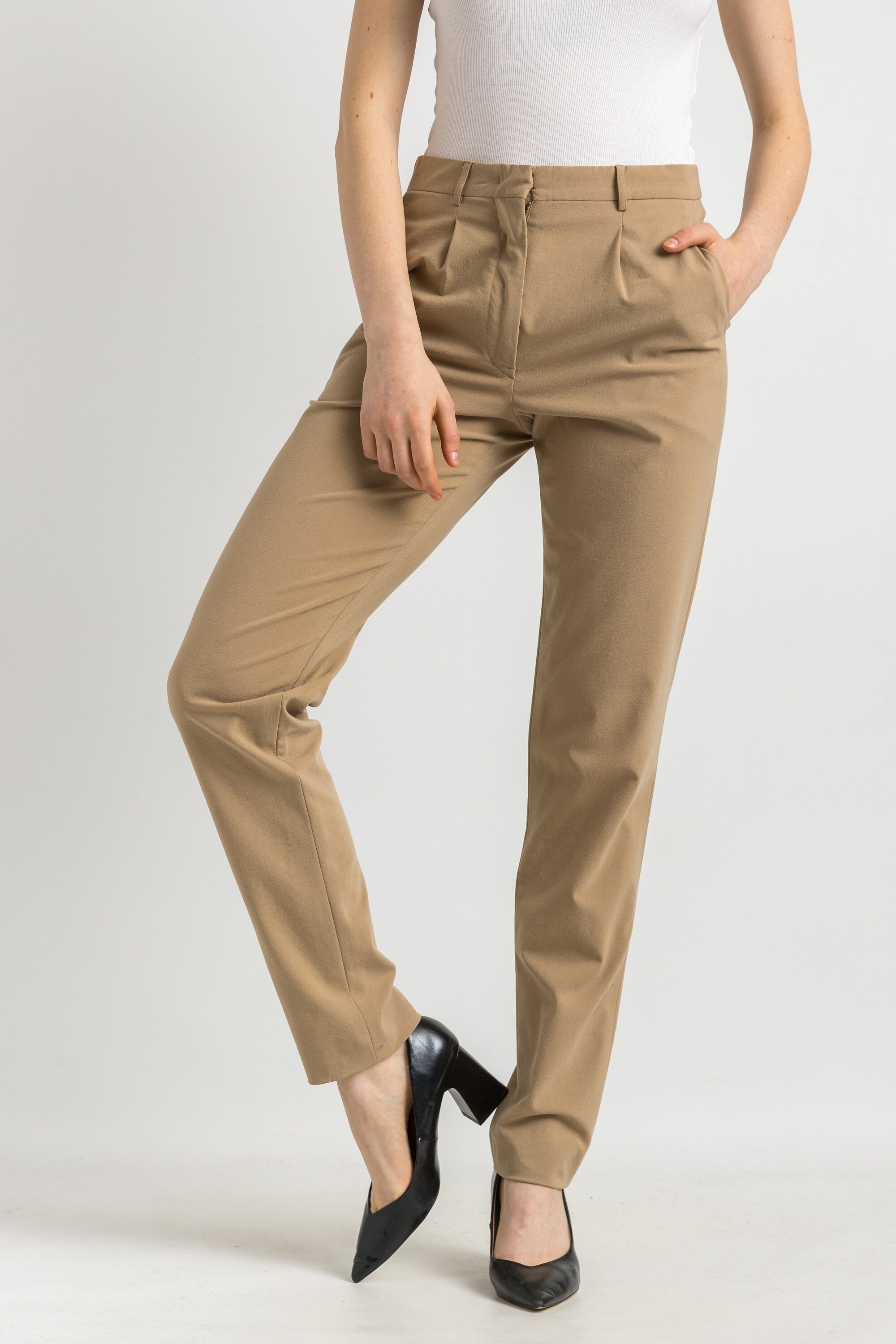 Vintage Jil Sander Cashmere Authentic Beige Pants Size Women's 36