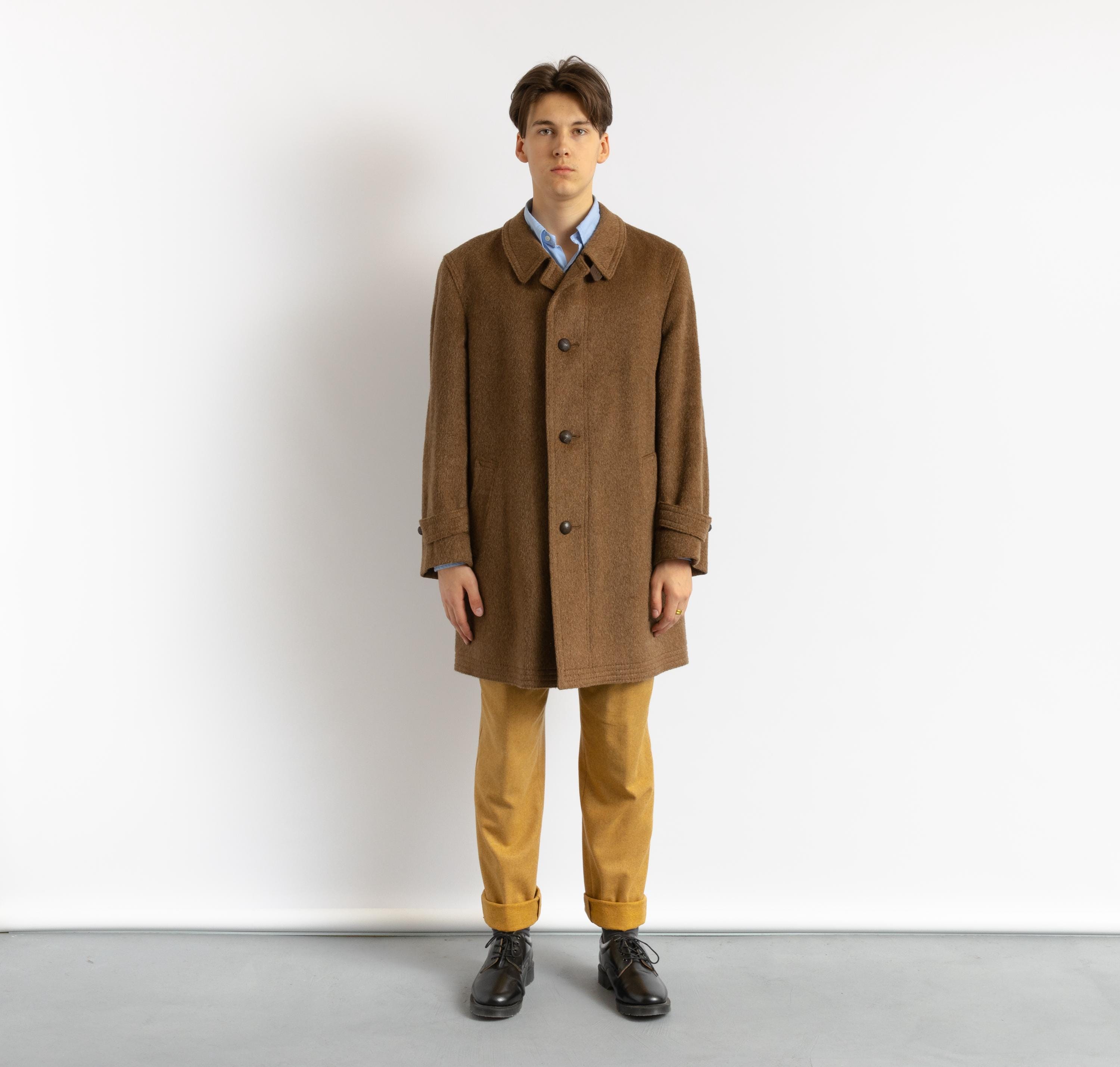80s Vintage Mens Made in Tyrol Preowned Dark Brown Relaxed