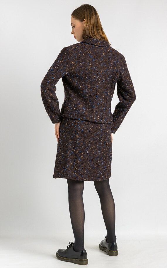 LOUIS FERAUD vintage wool skirt suit, vintage 198… - image 9