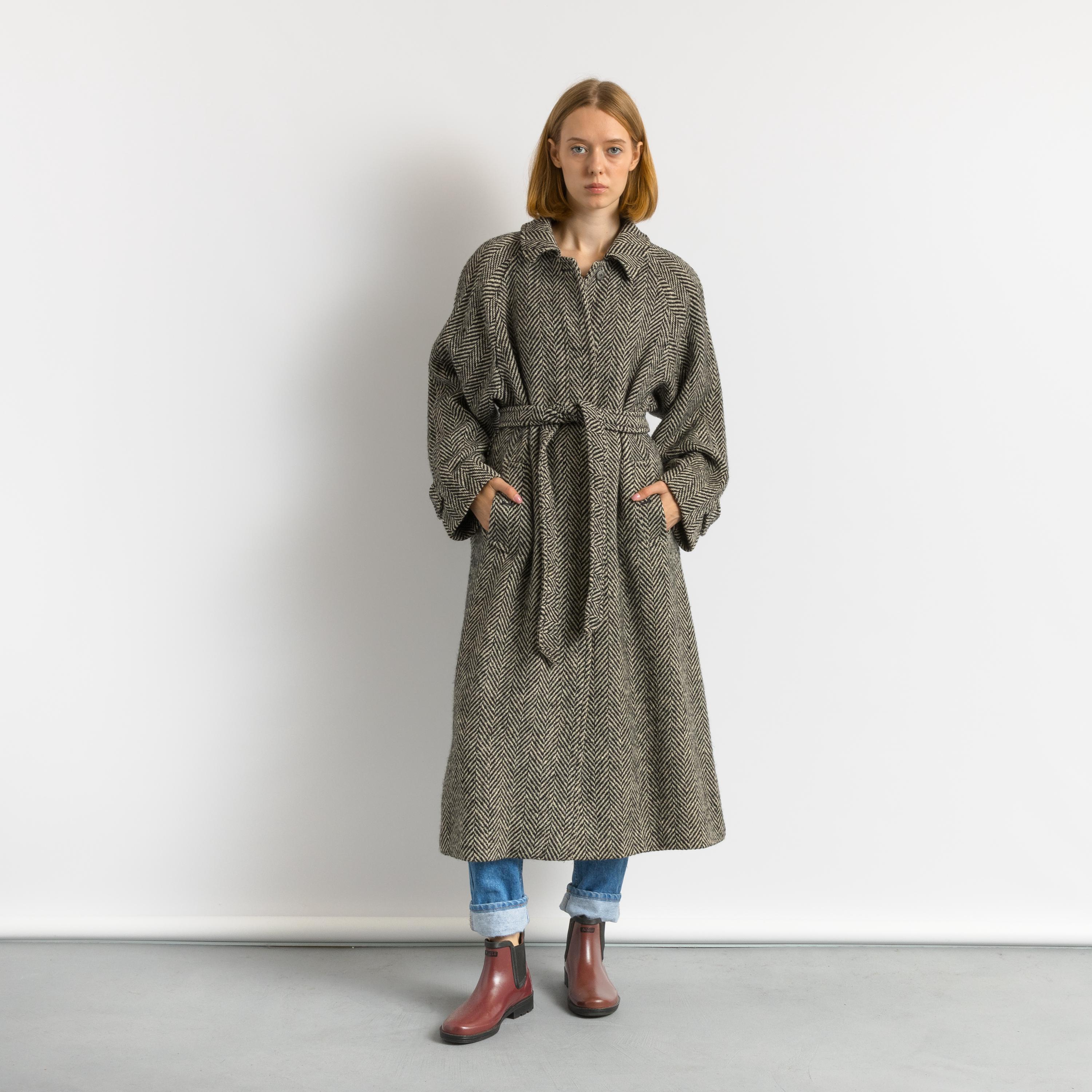 Burberry Tweed Coat - Etsy