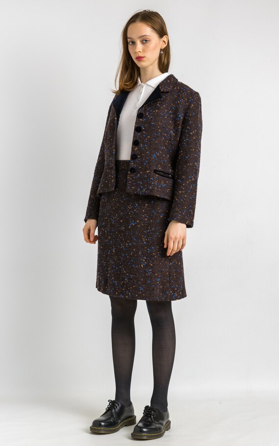 LOUIS FERAUD vintage wool skirt suit, vintage 198… - image 2