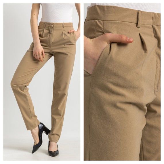 Vintage Jil Sander Cashmere Authentic Beige Pants Size Women's 36