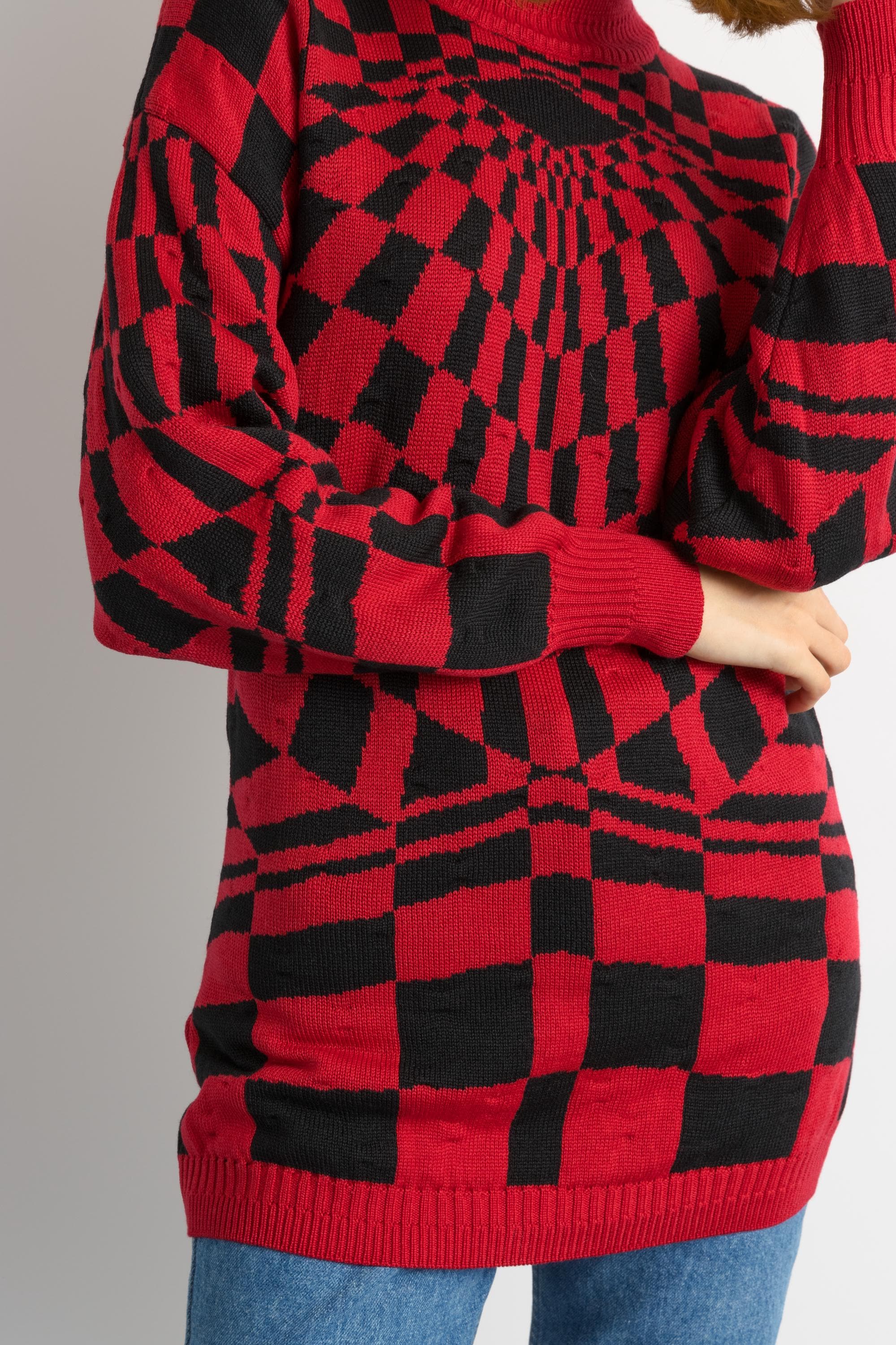 80s Vintage Gianni Versace Wool and Silk Sweater/ Versace Woman