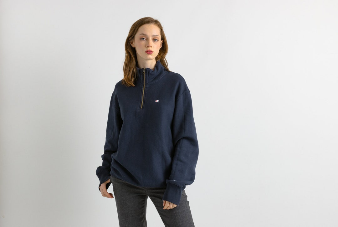 90s Vintage Champion Sweatshirt Blue Sweatshirt Champion Size