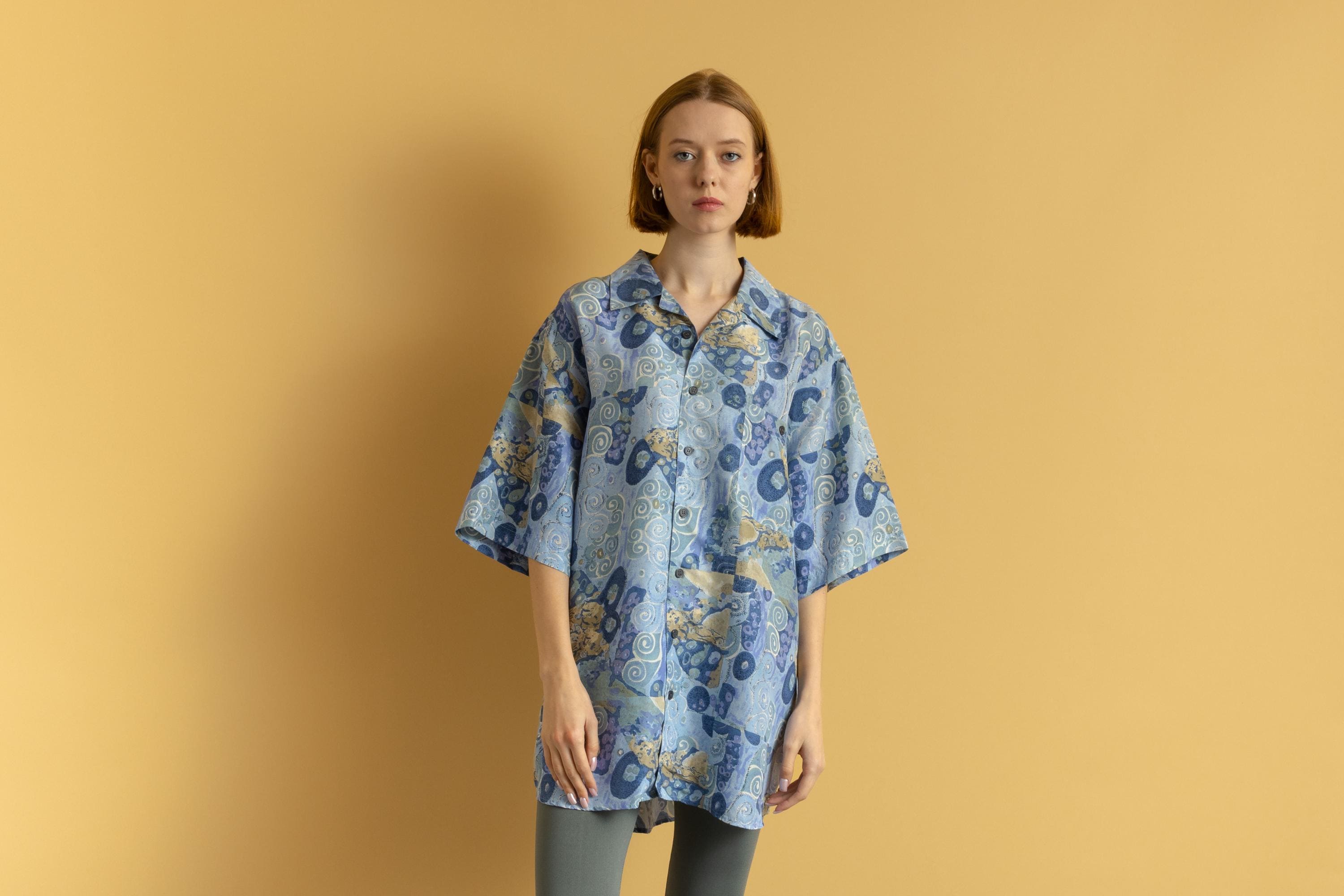 Chemise Homme En Soie Crème De Soie - Taille M Neuve Sans étiquette