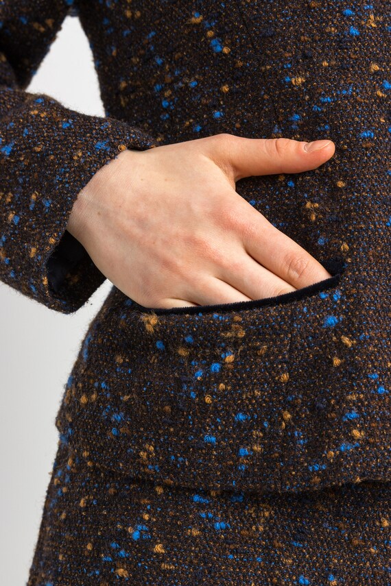 LOUIS FERAUD vintage wool skirt suit, vintage 198… - image 7