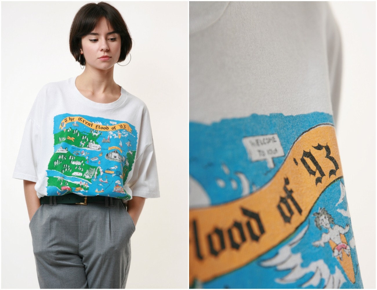 【1993studio】24SS★ 1993 Recording Big Logo T-Shirt 1993studio】24SS☆ 1993 Recording Big Logo T-Shirt