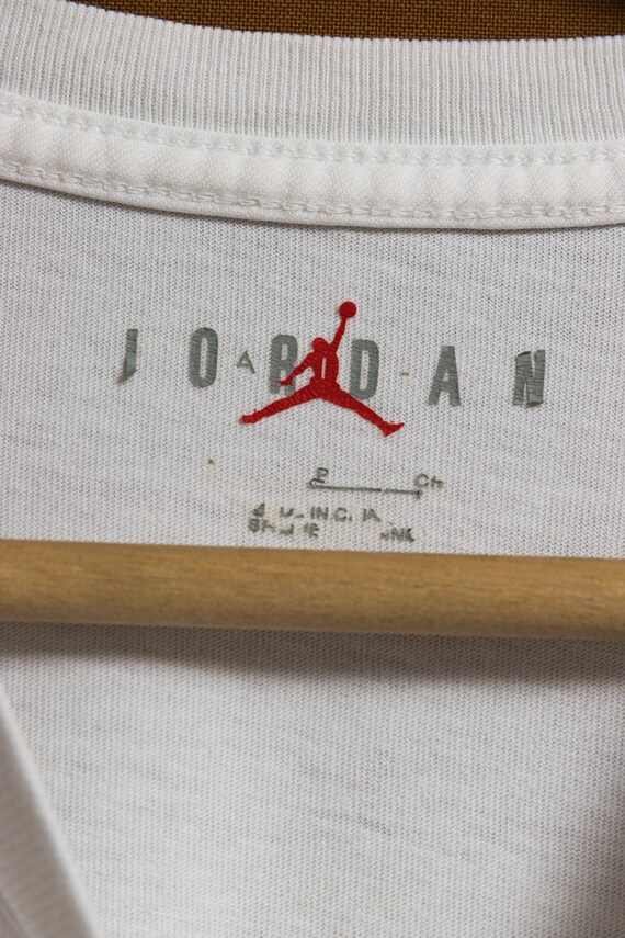 Vintage NIKE AIR JORDAN Big Logo Authentic T-Shir… - image 10