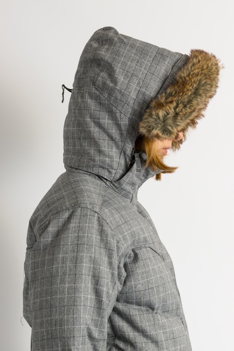 Chaqueta acolchada de plumón vintage Rip Curl Mountainwear para snowboard, talla 36 pequeña imagen 11