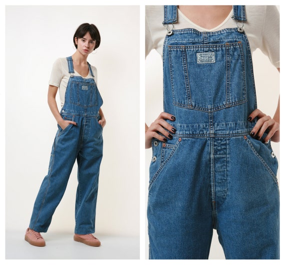 90s Vintage Levi's Denim Workwear Denim Overalls J