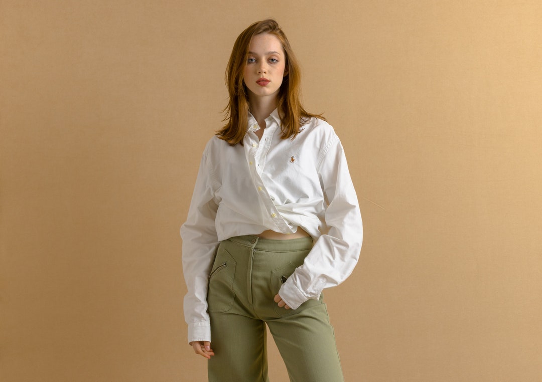 Vintage Ralph Lauren white classic baby tee