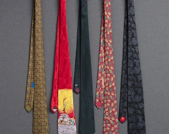 Diferentes corbatas de Hermes, Daks England, Christian Lacroix para hombre, estampado loco, corbata retro, hermoso, regalo de lujo para hombres, corbata de Astérix