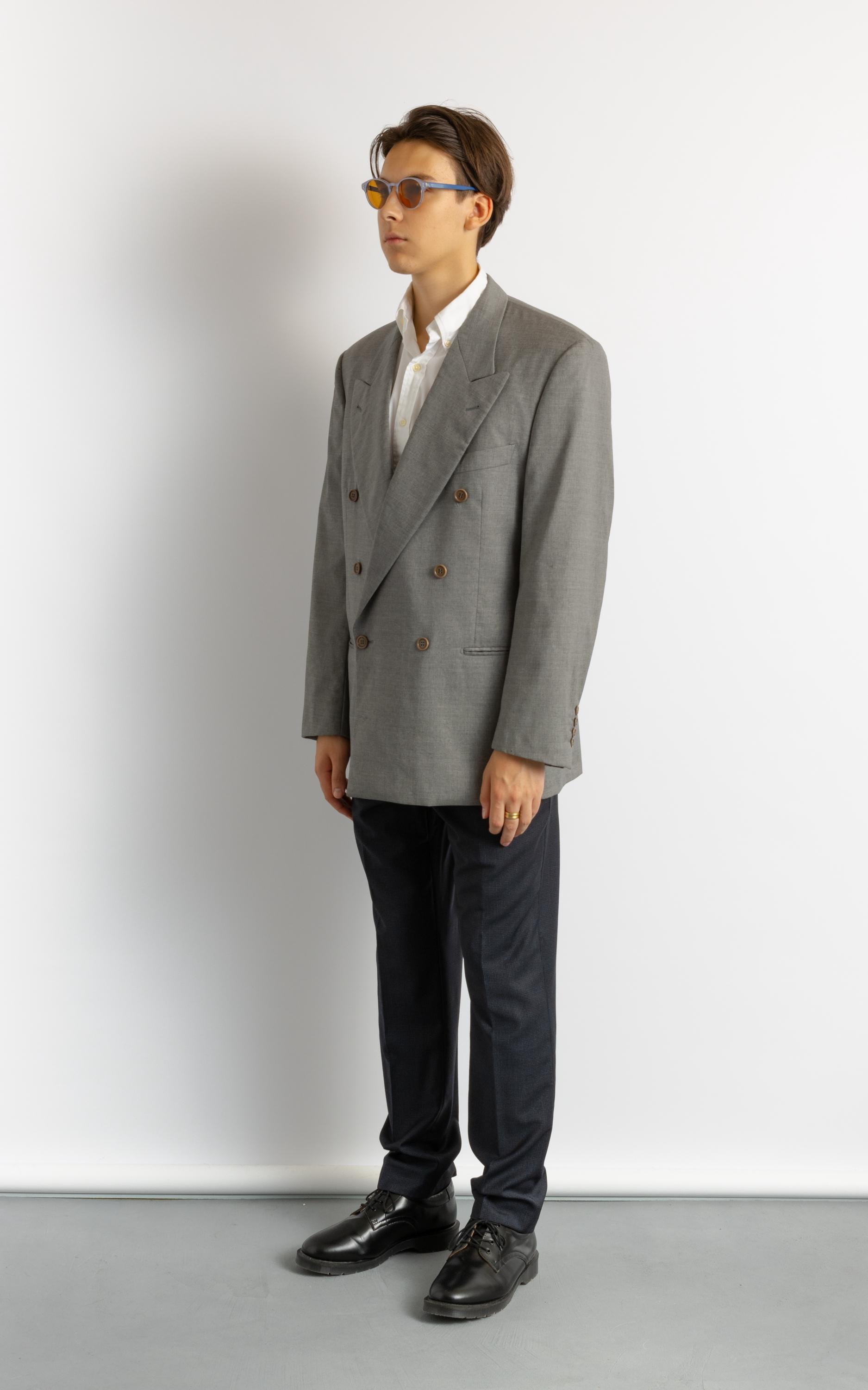 90s Vintage Man Preowned Valentino Couture Classic Wool Double