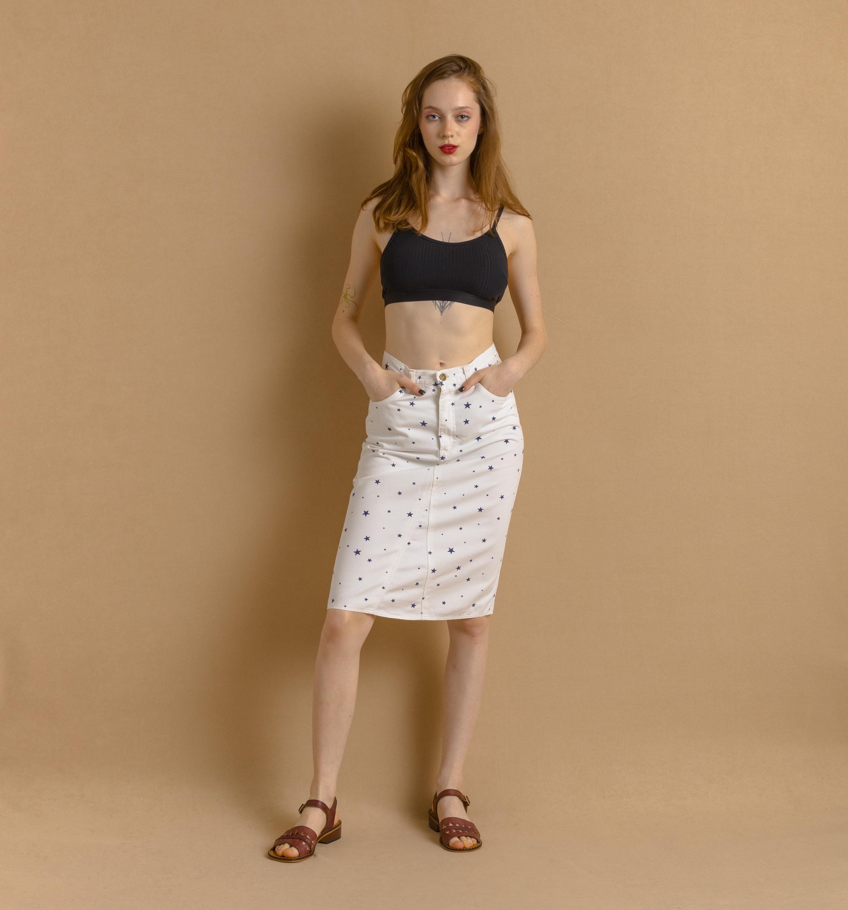 Moschino Denim Skirt - Etsy